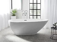 Baignoire îlot GUIANA 173 x 82 cm Blanc_1171165