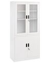 Metal Display Cabinet White MALACHITE_929560