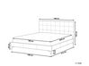 Sametová postel 180 x 200 cm šedá AMBERT_786705