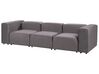 3-Sitzer Sofa Samtstoff dunkelgrau FALSTERBO_919339