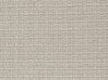 Tagesdecke Baumwolle hellgrau mit Fransen 220 x 240 cm zweiseitig YERBENT_918007