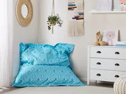 Bean Bag 300 L FUZZY 140 cm 180 cm Light Blue_1080285