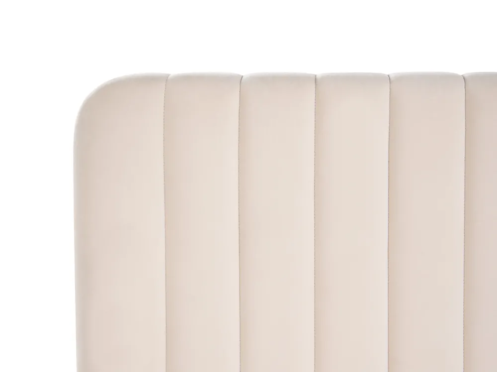 Letto contenitore LUNAN Velluto Beige 180 x 200 cm_1051411