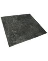Koberec shaggy 200 x 200 cm tmavě šedý EVREN_806008