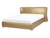 Zlatá luxusní postel 140x200 cm PARIS_744341