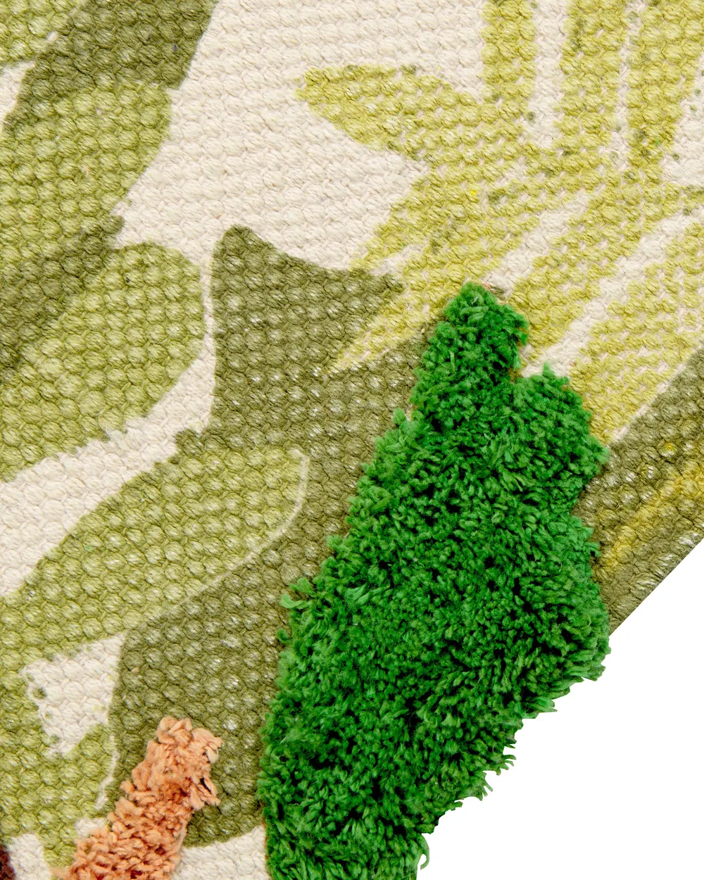 Kids Rug JANHTO Green 80 x 150 cm Cotton_864127