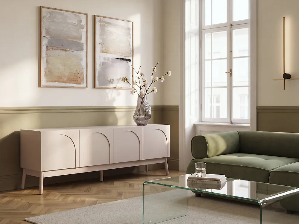 TV Stand BOULIA Light Beige