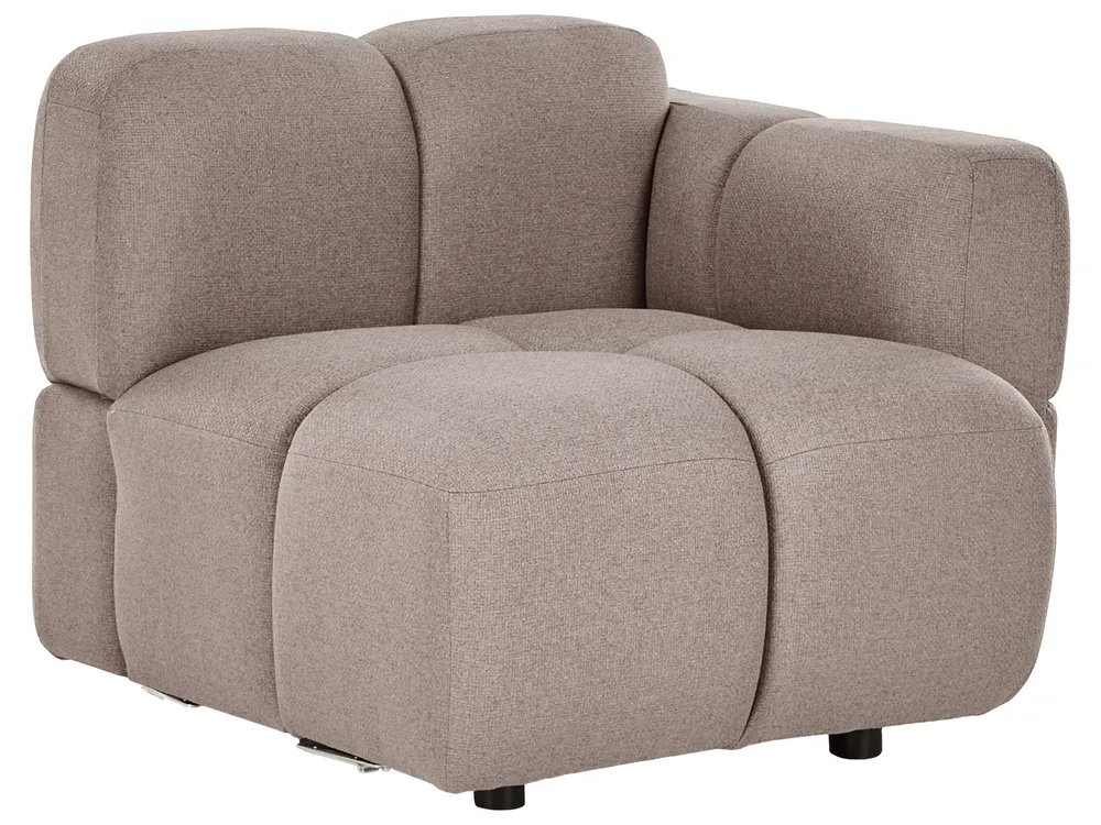 Sofa modułowa dla 2 osób MAKSABERG Beżowoszary_1136380
