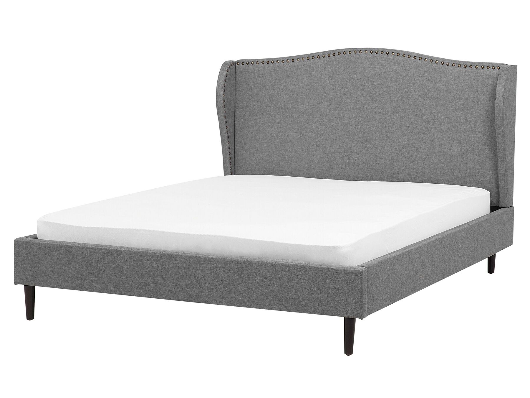 Čalouněná šedá postel 160x200 cm COLMAR_714461