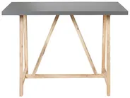 Bistro Set with Cushions TALAMONE Acacia Wood Grey_932239