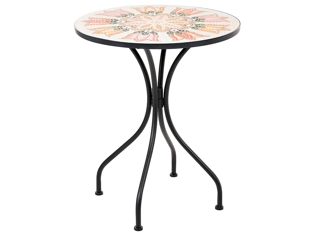 Masă de grădină SETTALA 60 cm 60 cm Metal Multicolor