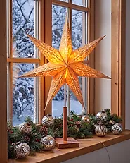 Star Lantern MANA 70 cm Beige_1186062