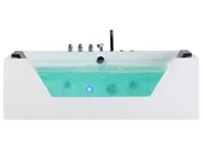 Corner Hot Tub with LED SAMANA 1530 x 710 mm White_762944