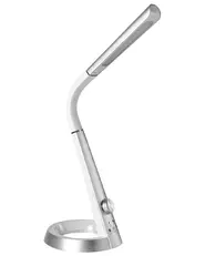 LED Desk Lamp CANOPUS with USB Port Silver_1018963