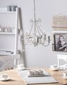 5 Light Crystal Chandelier Silver TALTSON_739452