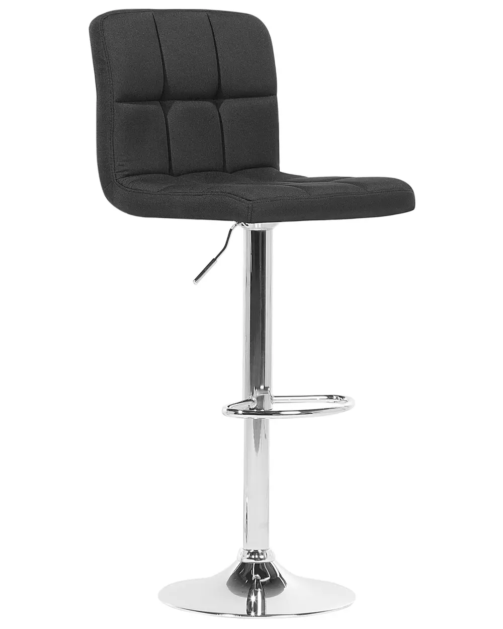Set of 2 Bar Chairs MARION Swivel Black_688895