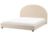 Bed Boucle VAUCLUSE 160 x 200 cm (EU King Size) Beige_976058