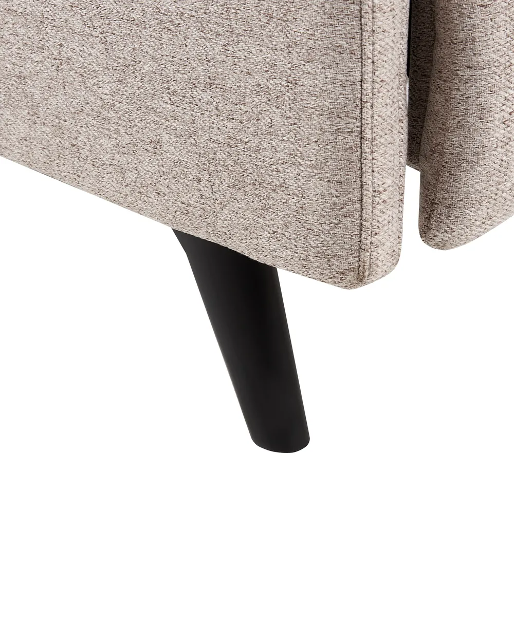 Sedia reclinabile SELVIK Poggiapiedi a scomparsa Tessuto Beige_956164