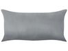 Chaise longue velluto grigio lato sinistro IVRY_929067