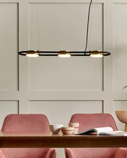 Lampadario a LED MALI Metallo Nero_824697