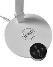 LED Desk Lamp CAROY with Wireless Charger White_1018921