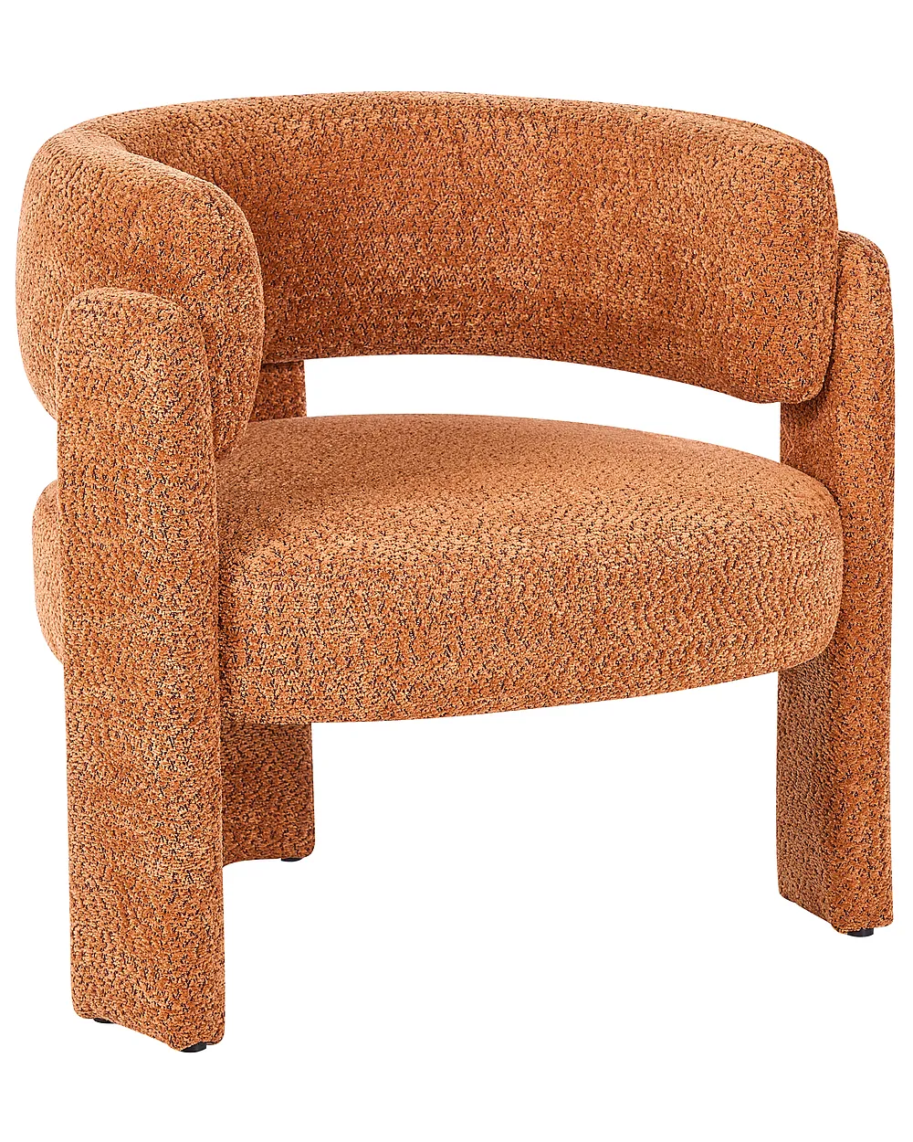 Armchair BUREA Chenille Orange_1155514