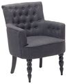 Fabric Armchair Dark Grey ALESUND_244778