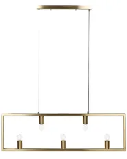 Lampadario BAYAS Metallo Ottone_876889