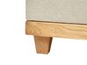 Lit boxspring en tissu 160 x 200 cm beige DYNASTY_873563