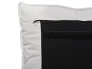 Ottoman Bed BAJONNA Velvet Off-White 180 x 200 cm (EU Super King)_871321
