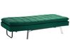 Chaise longue fluweel groen LOIRET_776180