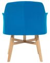 Fabric Armchair Blue YSTAD_586607