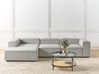 Modular Corner Sofa 4 Seater ARDAL Fabric Light Grey Right Hand