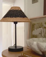 Table Lamp MOMBA Paper Rope Black_976332