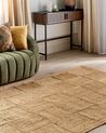 Tapis en jute beige 160 x 230 cm ESENTEPE_885048