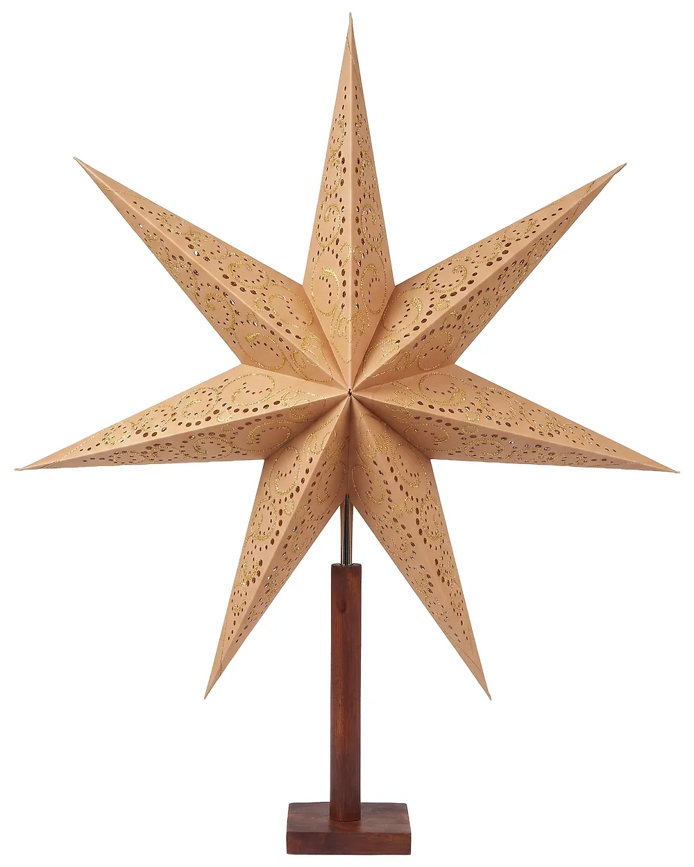 Star Lantern MANA 70 cm Beige_1186065