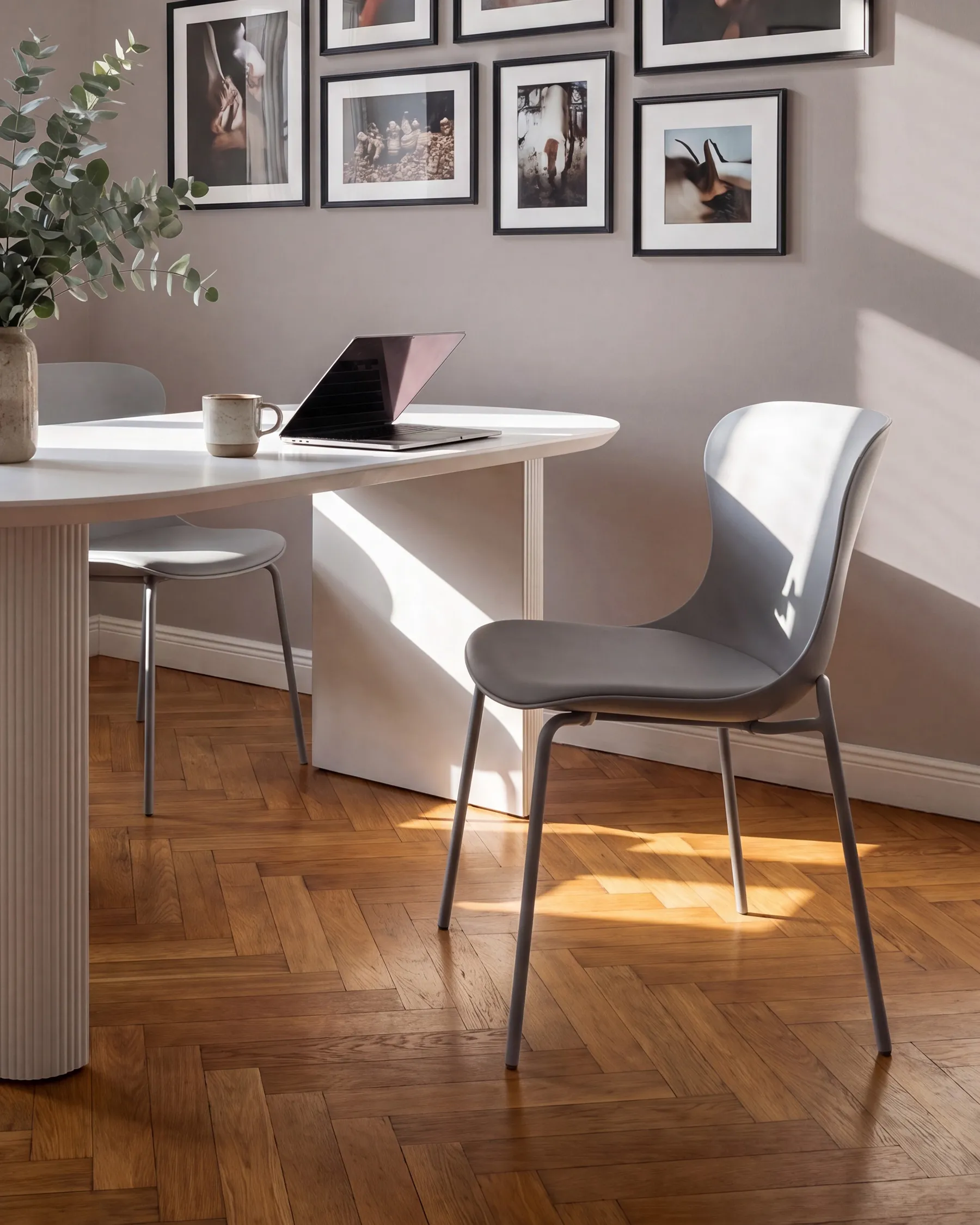 Set di 2 sedie da pranzo PITSBURG  Grigio_1076802