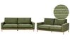 5-Sitzer Sofa Set Cord grün / hellbraun SIGGARD_920918