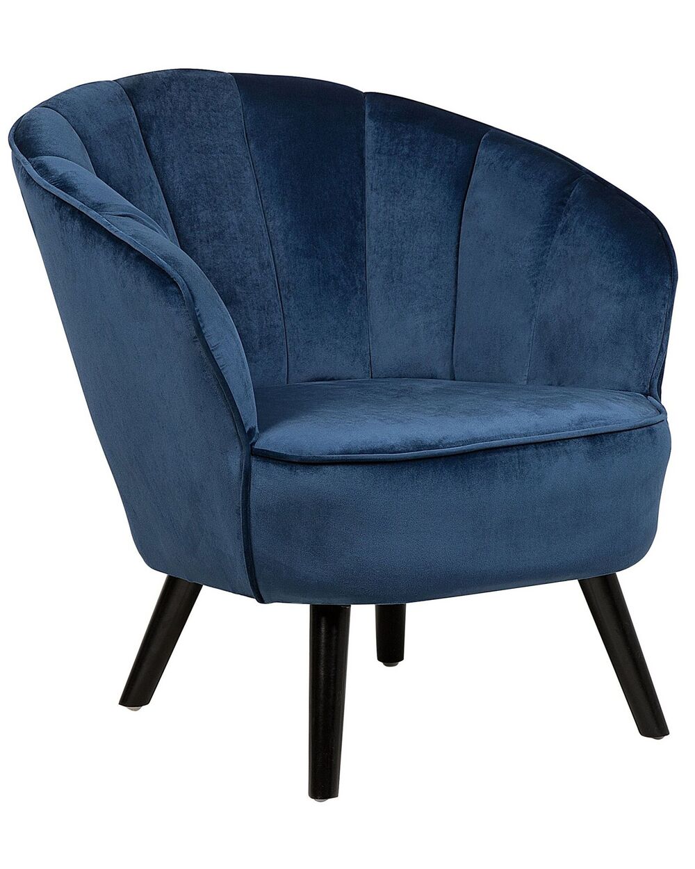 Blue velvet armchair discount