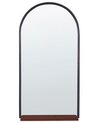 Specchio da parete argento nero e rame 40 x 67 cm DOMME_837873