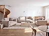 Conjunto de sala de estar 5 plazas JUBEK Terciopelo Gris pardo