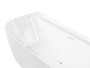 Bañera de pared TAUCA 170 x 80 cm Blanco_1164733