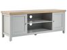 TV stolek s efektem světlého dřeva/šedý HAMP_826004