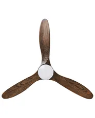Ventilatore a soffitto con luce MOYAR con telecomando LED Marrone scuro_988737