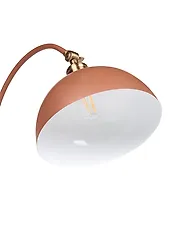 Floor Lamp LENNON Adjustable Metal Orange_1193921
