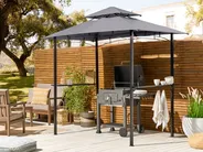 Gazebo NARO 240 cm 148 cm Metal Grey_851680