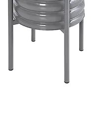 Donica na nóżkach SESLERIA 31 cm Metal Ciemnoszary_1190748