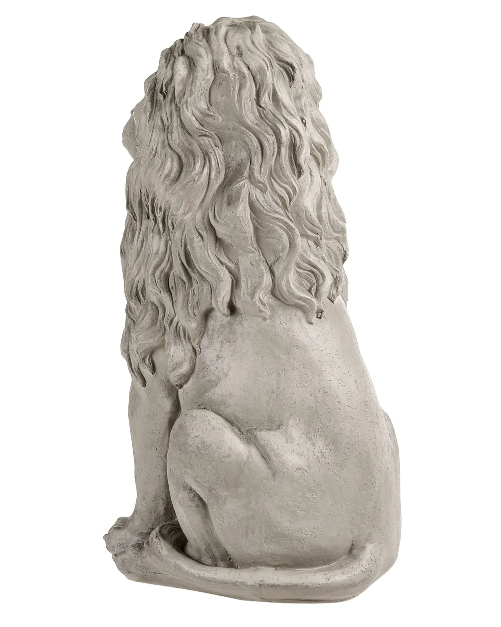 Garden Statue LEONE Lion Light Grey_1150352