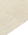 Teppich Wolle beige 160 x 230 cm abstraktes Muster SASNAK_884322