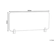 Desk Screen SPLIT 120 x 50 cm Blue_1055917